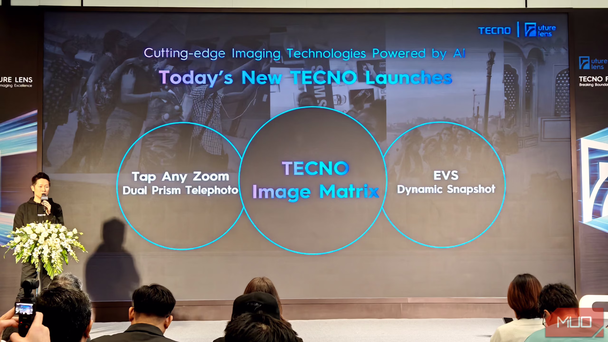 TECNO unveils new AI imaging technology at the Future Lens event, highlighting next-gen smartphone camera advancements.